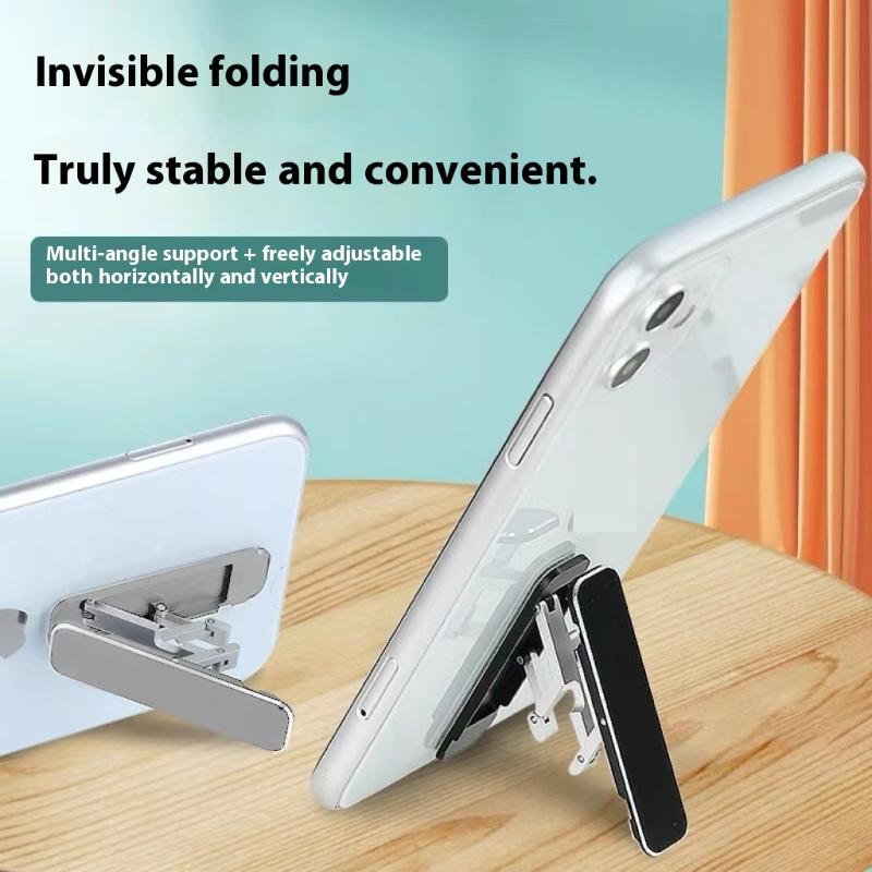Mobile Hanger Arm - 1/3PCS ขาตั้งโทรศัพท์มือถือแบบพับได้ขนาดเล็ก วัสดุอะลูมิเนียมอัลลอยด์ ปรับมุมได้ สำหรับโทรศัพท์มือถือ