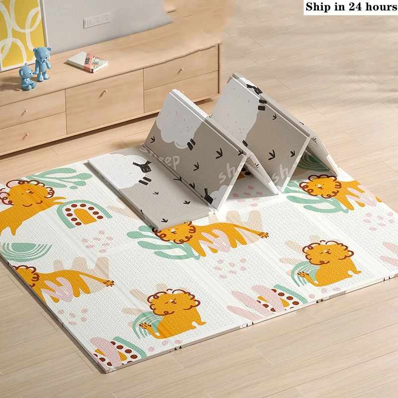 Baby Nursery Games - เด็กเล่นเสื่อพับได้ Xpe ปริศนาการศึกษาเด็กพรมเนอสเซอรี่ปีนเขา Pad พรมเด็กกิจกรรมเกมของเล่น