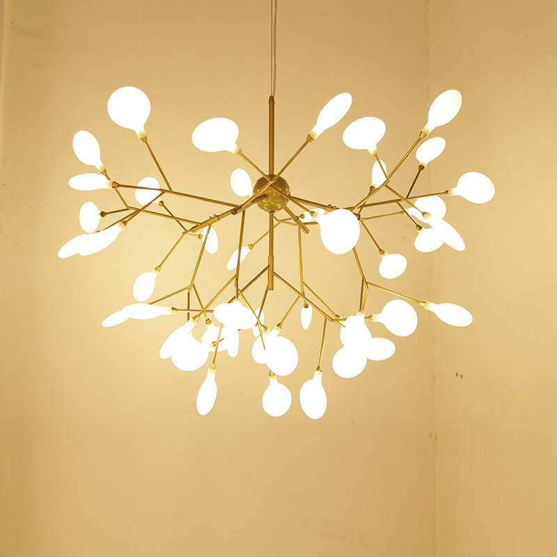 Baby Nursery Ceiling Light - โคมไฟระย้าติดเพดานหิ่งห้อยแบบนอร์ดิก G4โคมไฟ LED ติดเพดานห้องเด็กอ่อนห้องนอนห้องนั่งเล่น hiasan kamar