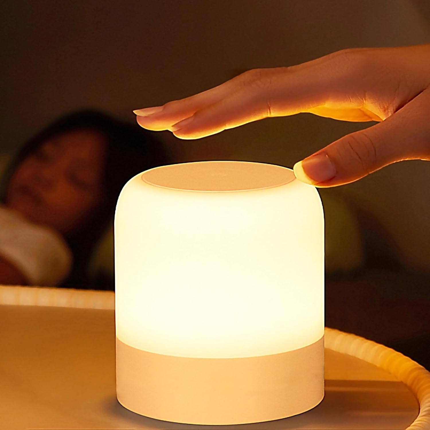 Baby Nursery Table Lamp - 1 ชิ้นแบบพกพาไฟกลางคืนเด็ก, 3 สีไข่สำหรับเนอสเซอรี่, ไฟกลางคืนแบบชาร์จไฟได้สำหรับเด็ก, โต๊ะไร้สายขนาดเล็กและโคมไฟข้างเตียง