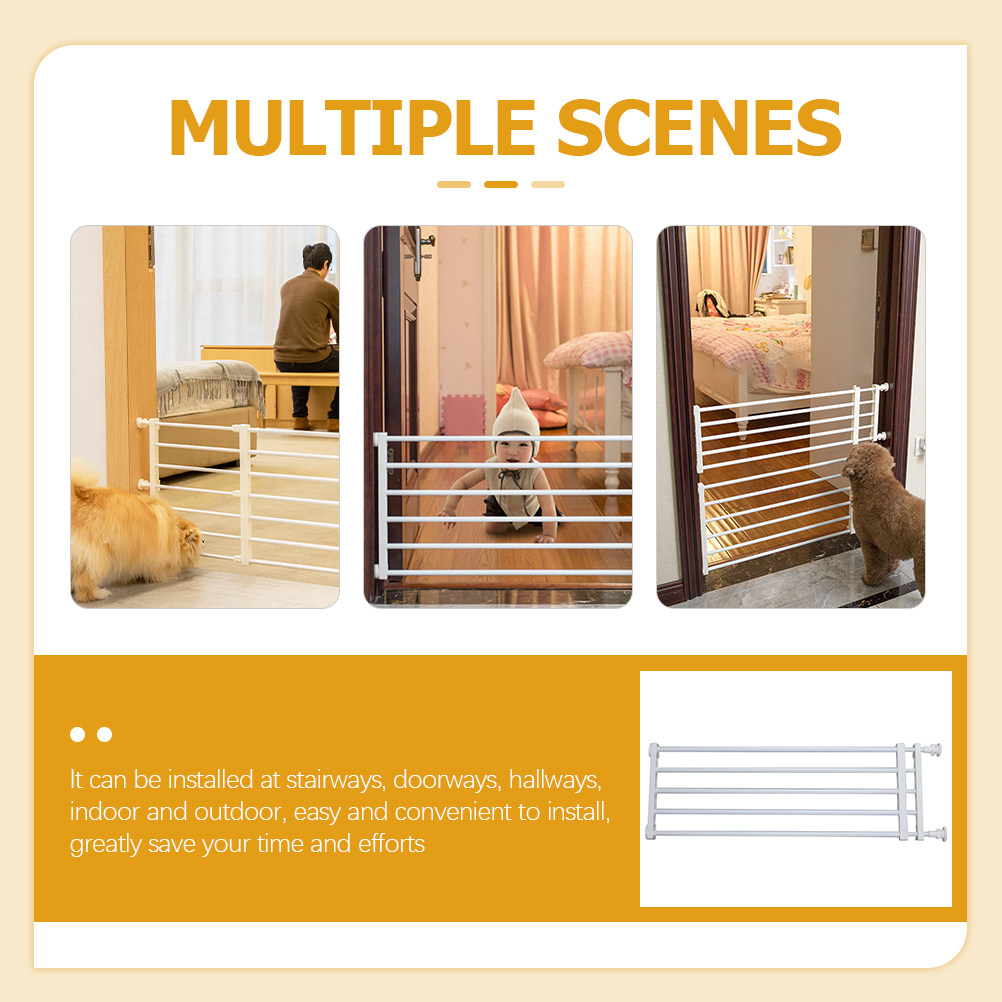 Baby Gate Extra Wide - ประตูนิรภัยสำหรับเด็กและสัตว์เลี้ยง แข็งแรง ทนทาน เหมาะสำหรับทางเข้าประตู บันได ทางเดิน