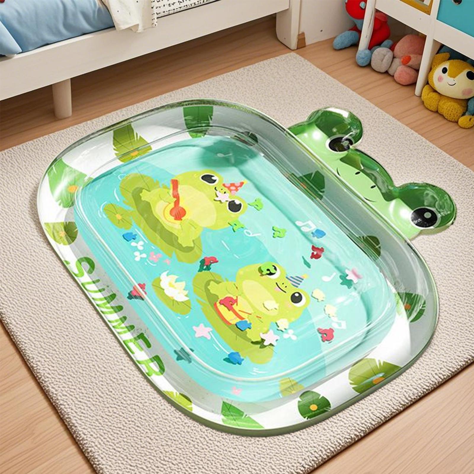 Baby Nursery Water - เสื่อน้ําทําให้พองทารกน่ารัก Sensory ของเล่นเด็กวัยหัดเดินโรงยิมกิจกรรมสําหรับ Beach Daycare Travel