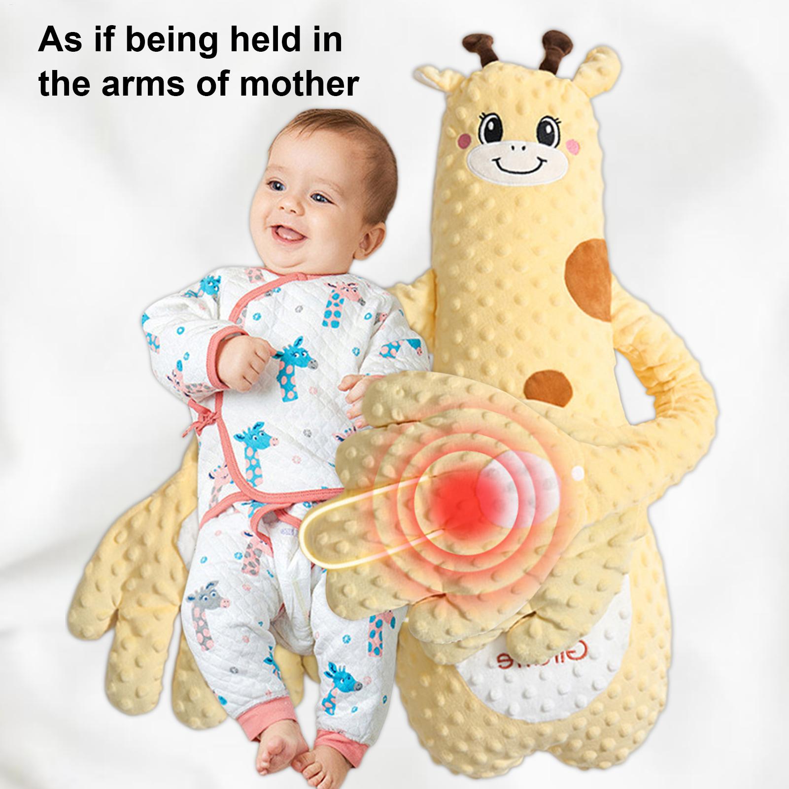 Baby Nursery Games - ของเล่นเด็กช่วยให้หลับสบาย พร้อม 3 โหมดปรับได้ ตุ๊กตาสัตว์แบบอินเทอร์แอคทีฟ รูปทรงหมอนนุ่มสบาย