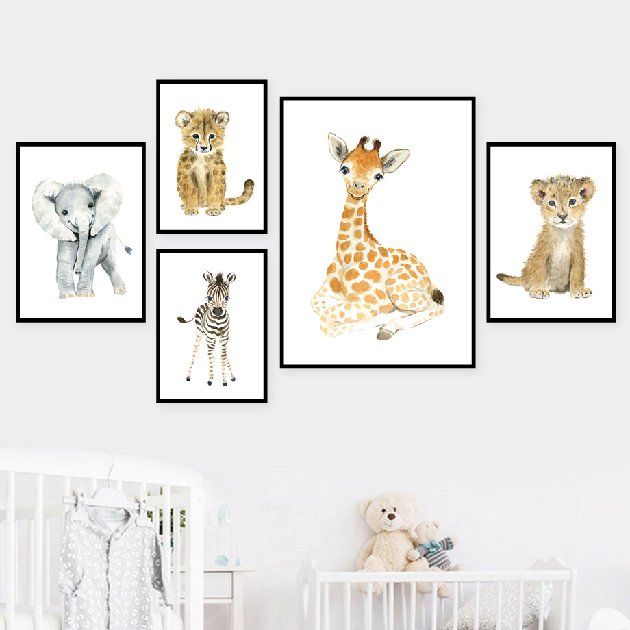 Elephant Fox ZEBRA ยีราฟเสือดา - Baby Nursery Mirror บทวิจารณ์และราคา