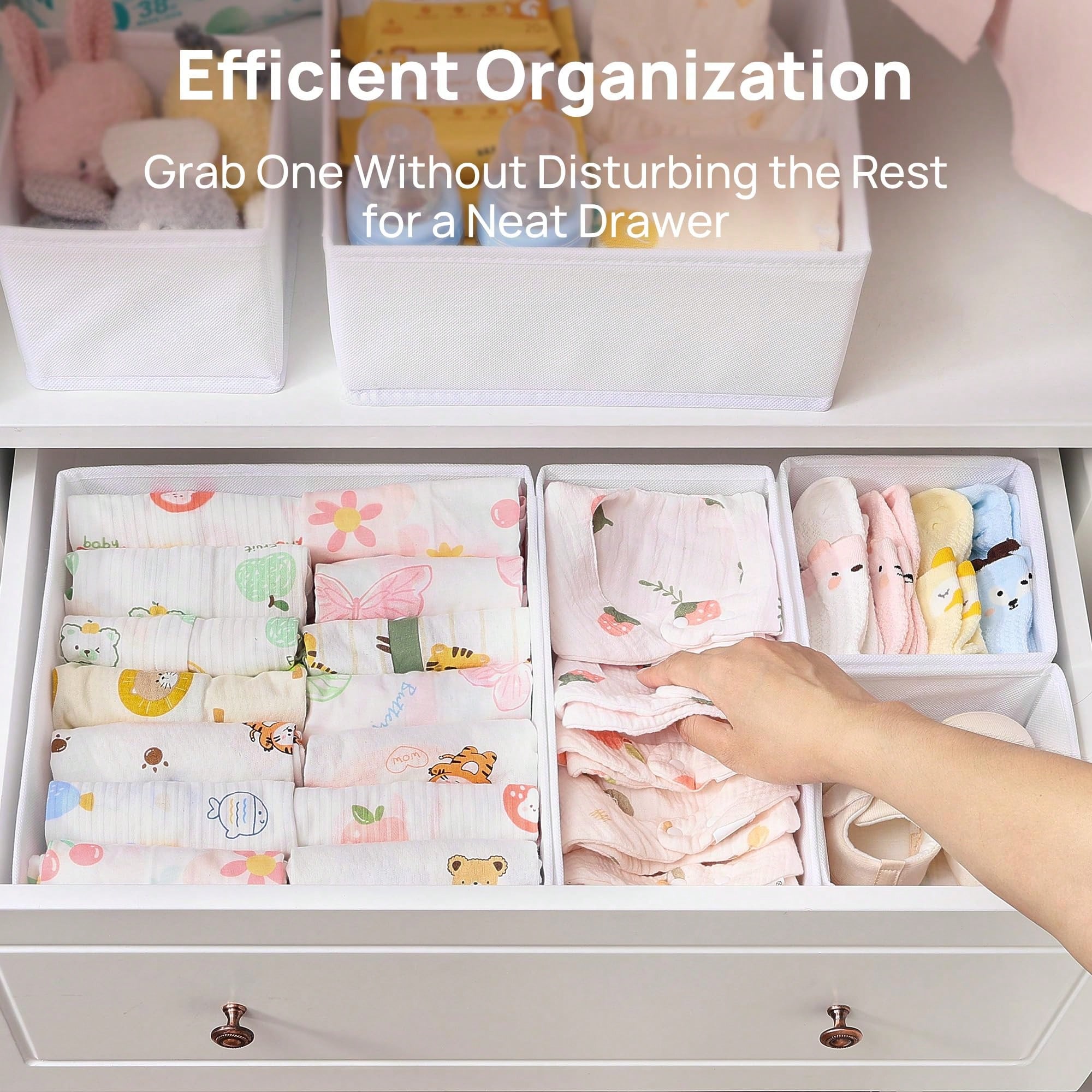 ชุดกล่องจัดระเบียบลิ้นชักตู้เส - Baby Nursery Dresser Changing Table บทวิจารณ์และราคา