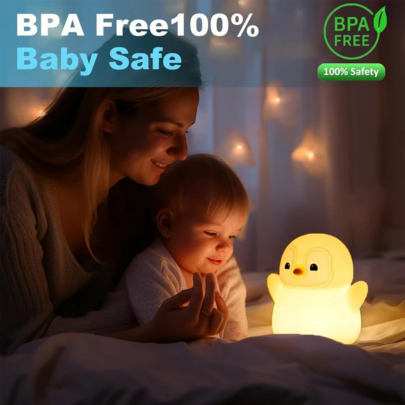โคมไฟกลางคืนรูปเพนกวินใหม่ โคม - Baby Nursery Table Lamp บทวิจารณ์และราคา