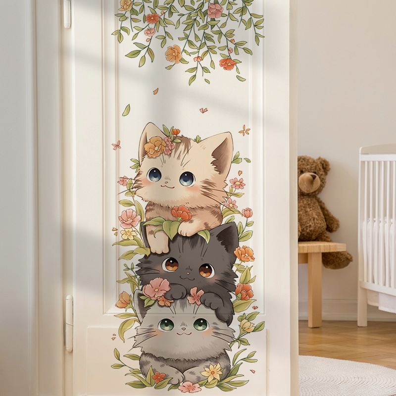 แมวน่ารักไวนิลเด็กสติ๊กเกอร์ติ - Baby Nursery Ideas Girl บทวิจารณ์และราคา