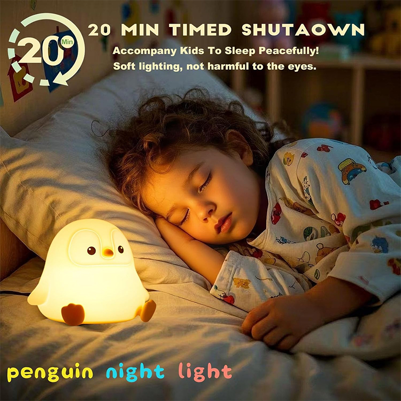 โคมไฟกลางคืนรูปเพนกวินน่ารัก ซ - Baby Nursery Table Lamp บทวิจารณ์และราคา