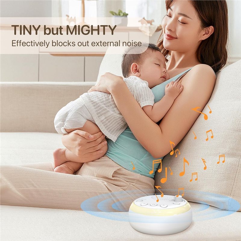 เครื่องช่วยการนอนหลับ CYGJ สำห - Baby Sound Machine White บทวิจารณ์และราคา