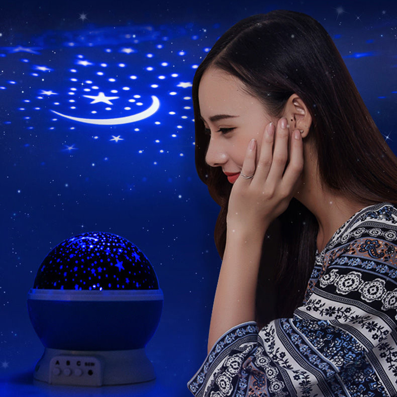 โคมไฟกลางคืนโปรเจคเตอร์ Starry - Baby Nursery Table Lamp บทวิจารณ์และราคา