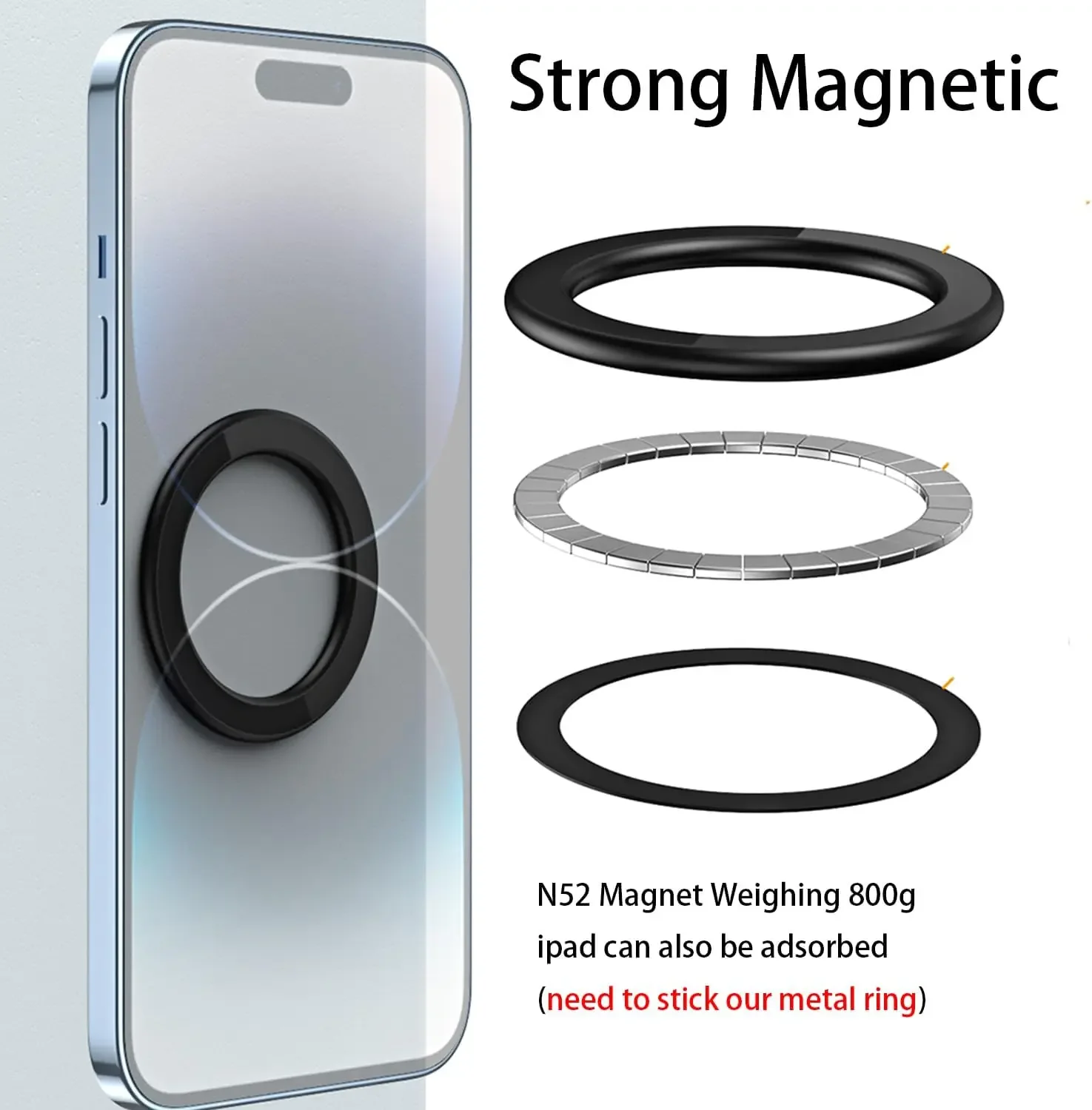 ที่ยึดโทรศัพท์มือถือแบบแม่เหล็ - Mobile Hanger Arm บทวิจารณ์และราคา