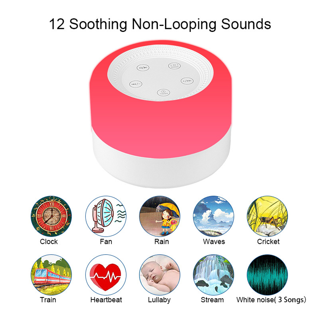 Baby White Noise Machine จุกนม - Baby Sound Machine White บทวิจารณ์และราคา