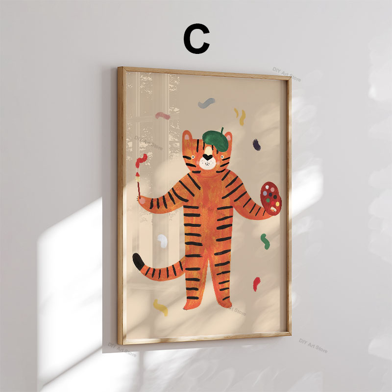 ภาพวาดการ์ตูนสัตว์น่ารักสำหรับ - Baby Nursery Animal Pictures บทวิจารณ์และราคา