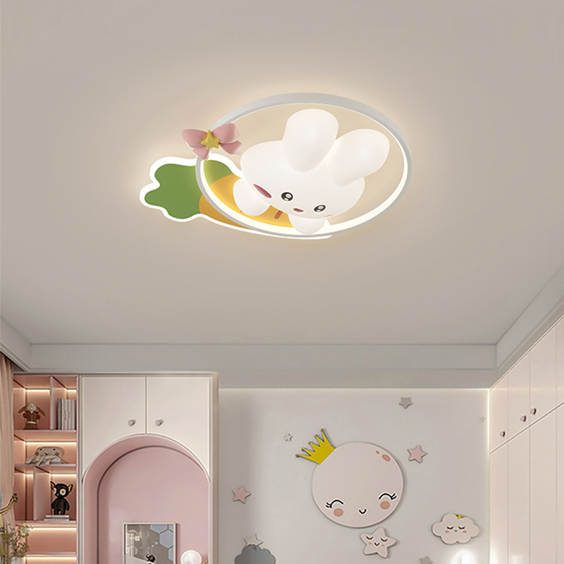 ใหม่ 3D กระต่ายโคมไฟเพดานการ์ต - Baby Nursery Ceiling Light บทวิจารณ์และราคา