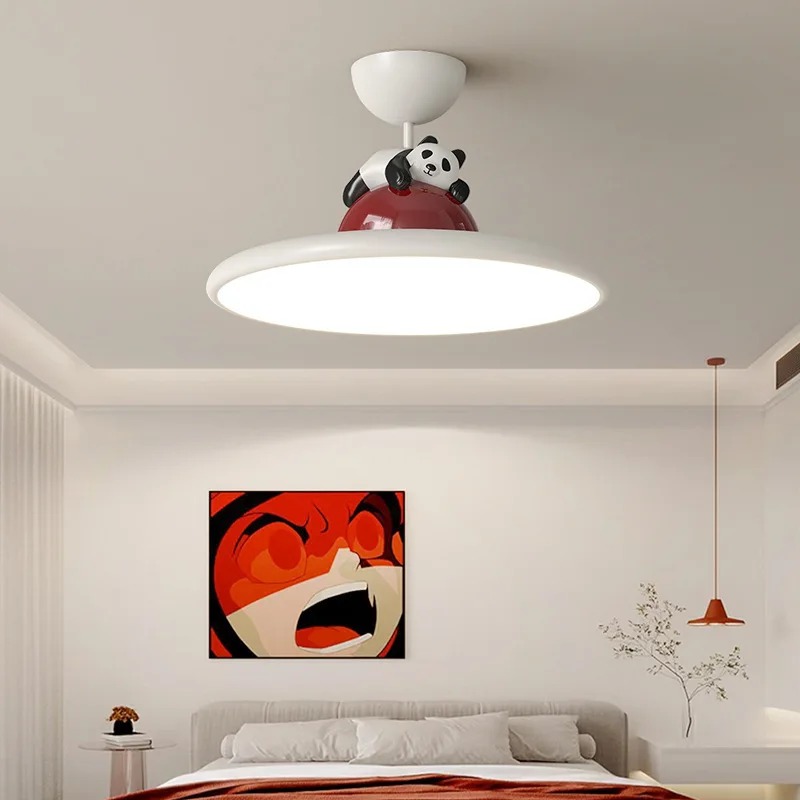 โคมไฟเพดาน LED ลายการ์ตูนแพนด้ - Baby Nursery Ceiling Light บทวิจารณ์และราคา