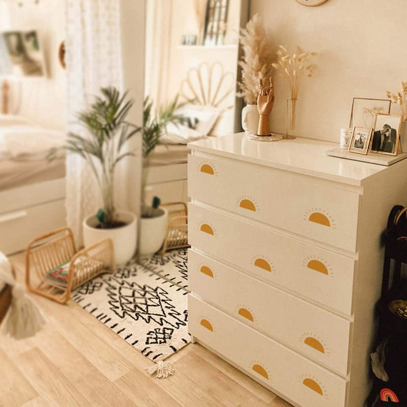 Boho สติกเกอร์วินเทจแบบนอร์ดิก - Baby Nursery Yellow Walls บทวิจารณ์และราคา