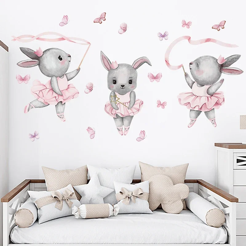 มือวาดบัลเล่ต์กระต่ายกระต่าย D - Baby Nursery Water บทวิจารณ์และราคา