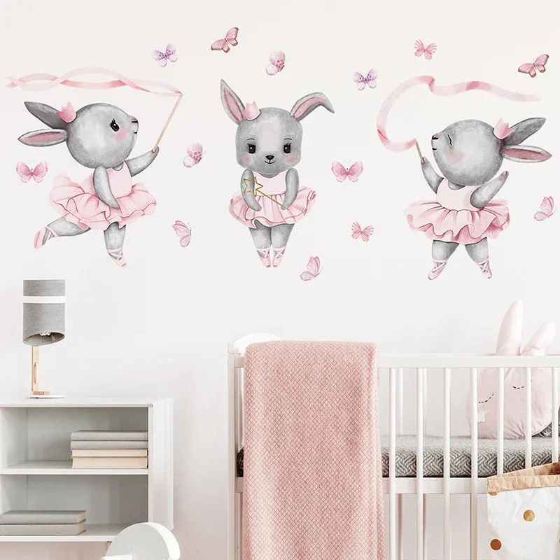 มือวาดบัลเล่ต์กระต่ายกระต่าย D - Baby Nursery Water บทวิจารณ์และราคา