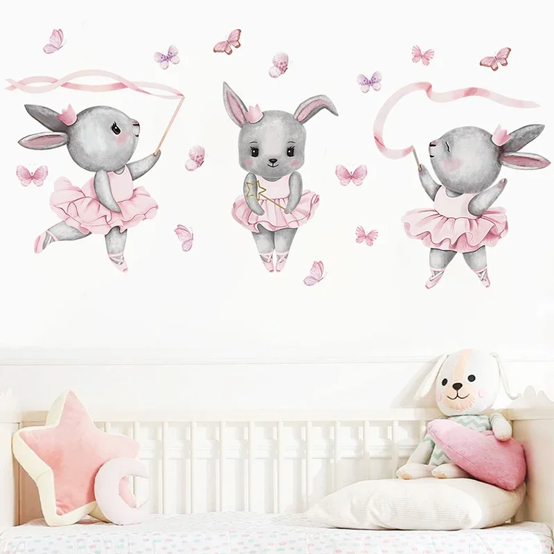 มือวาดบัลเล่ต์กระต่ายกระต่าย D - Baby Nursery Water บทวิจารณ์และราคา