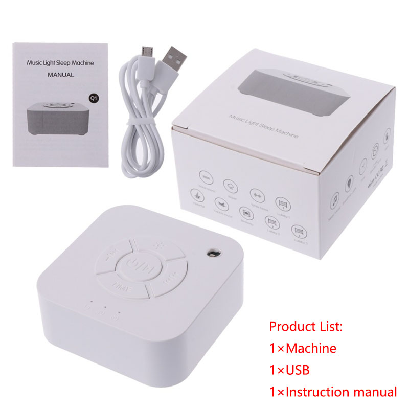 เครื่องเสียงสีขาว USB ชาร์จตั้ - Baby Sound Machine White บทวิจารณ์และราคา