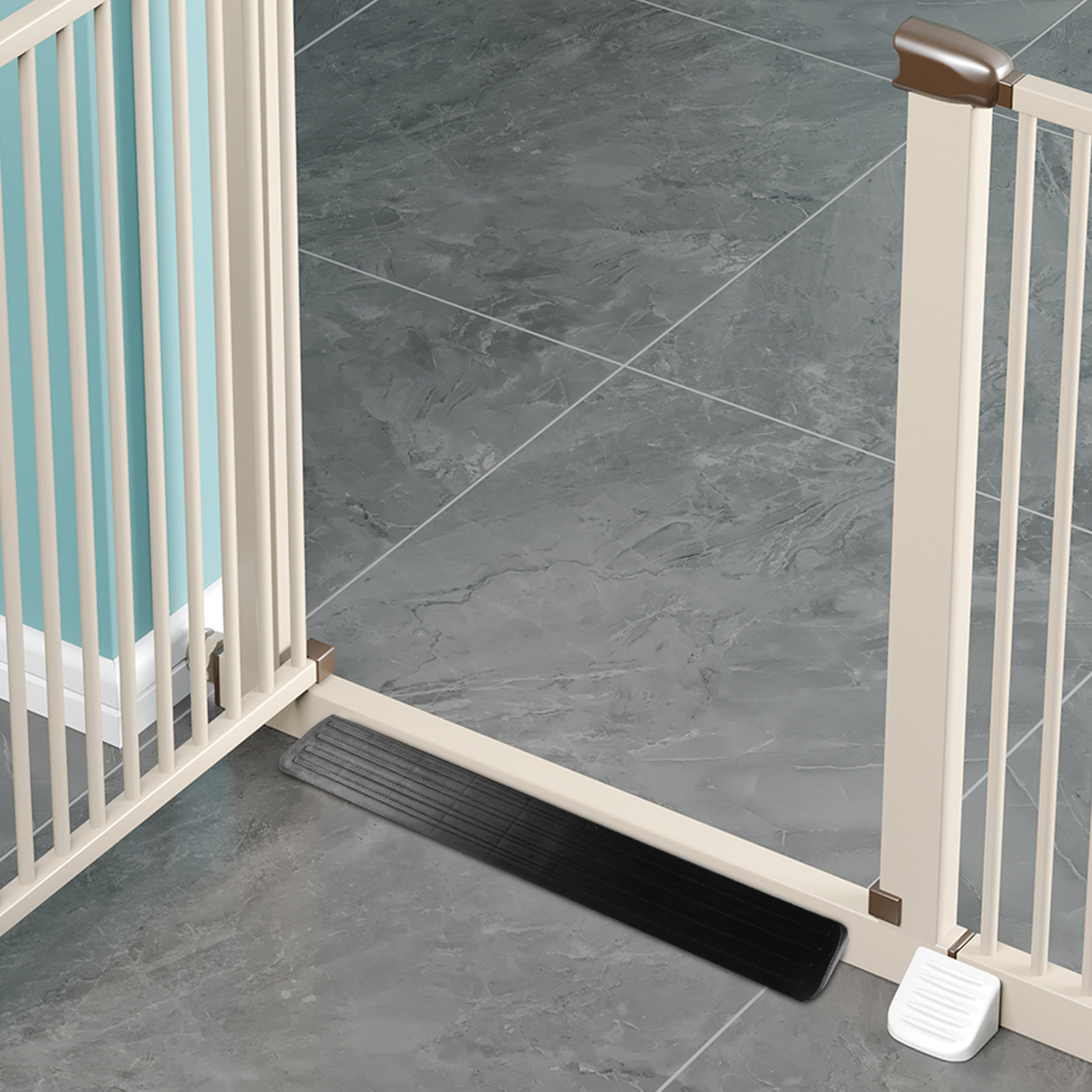 แผ่นกันกระแทกประตูเด็ก 2 ชิ้น  - Baby Gate Extra Wide บทวิจารณ์และราคา