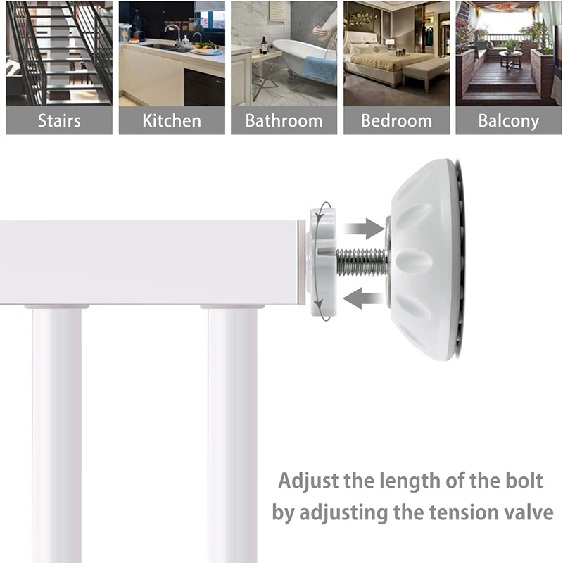 รั้วประตูความปลอดภัยของเด็กรั้ - Baby Gate Extra Wide บทวิจารณ์และราคา