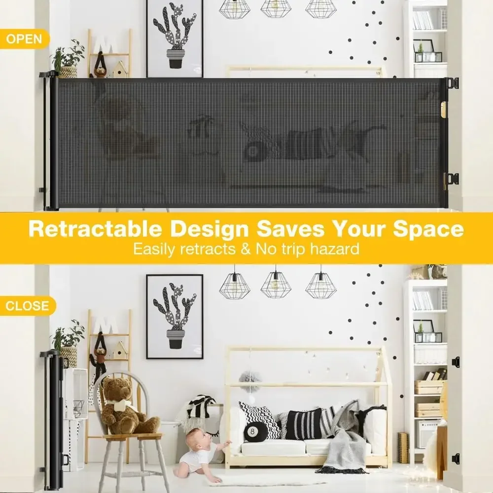 ประตูนิรภัยสำหรับเด็กแบบยืดหดไ - Baby Gate Extra Wide บทวิจารณ์และราคา