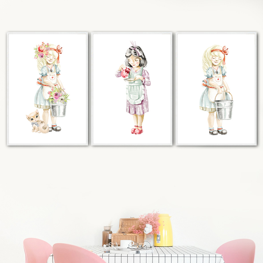 เด็กสาวน่ารักดอกไม้แมวไก่ Nord - Baby Nursery Mirror บทวิจารณ์และราคา