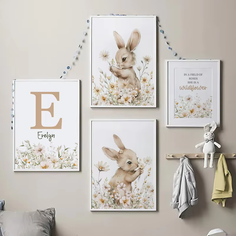 ฤดูใบไม้ร่วงกระต่ายดอกไม้ Dais - Baby Nursery Mirror บทวิจารณ์และราคา