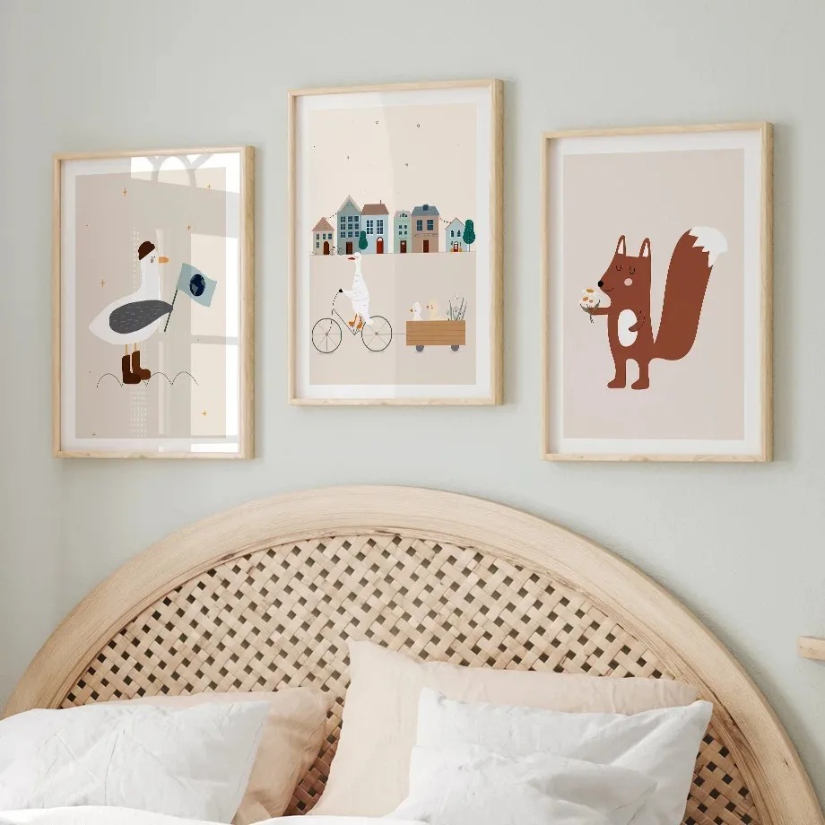 ภาพการ์ตูนตลกๆรูปกระรอกผึ้งศิล - Baby Nursery Animal Pictures บทวิจารณ์และราคา