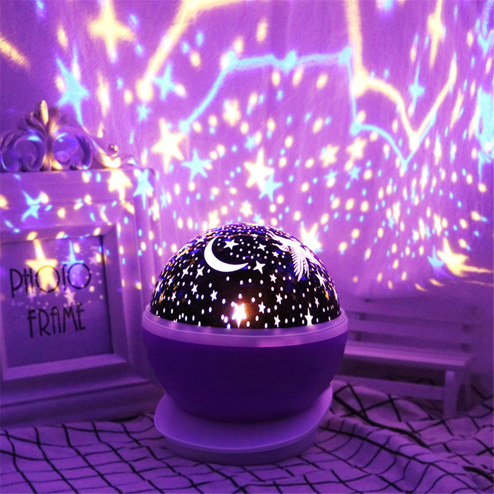 โคมไฟกลางคืนโปรเจคเตอร์ Starry - Baby Nursery Table Lamp บทวิจารณ์และราคา
