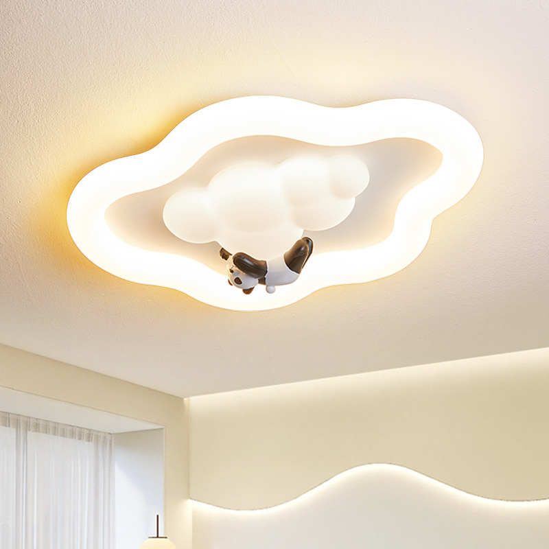 โคมไฟเพดานรูปเมฆสีขาวน่ารัก ไฟ - Baby Nursery Ceiling Light บทวิจารณ์และราคา