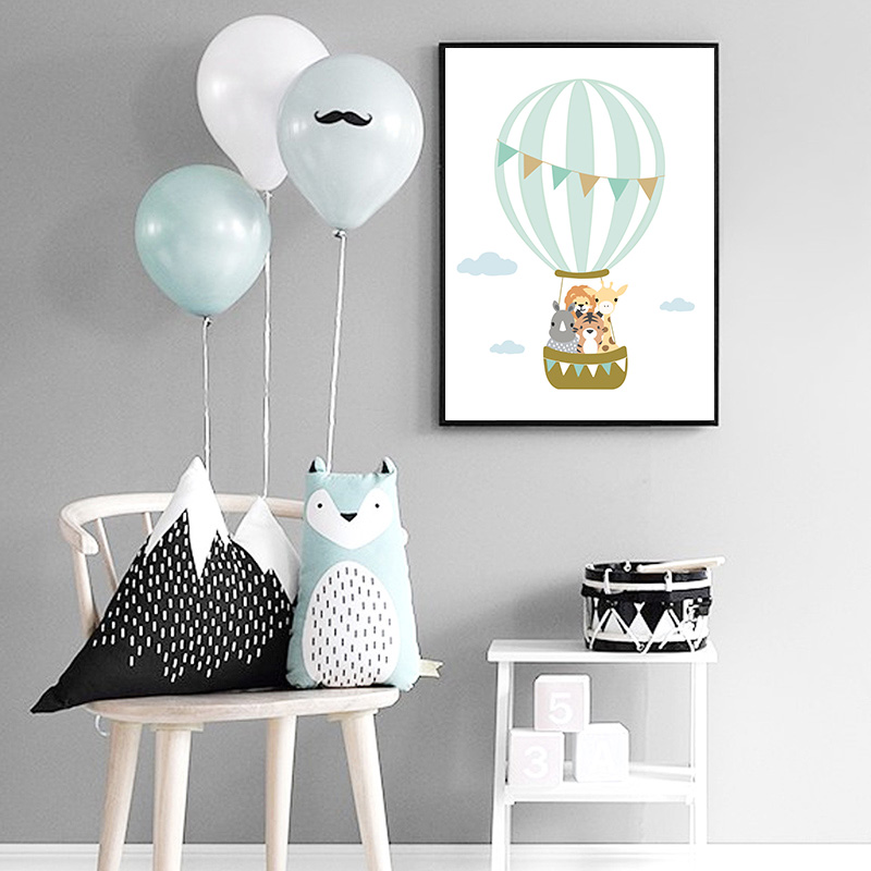 โปสเตอร์ตกแต่งห้องเด็ก ลายบอลล - Baby Nursery Mirror บทวิจารณ์และราคา