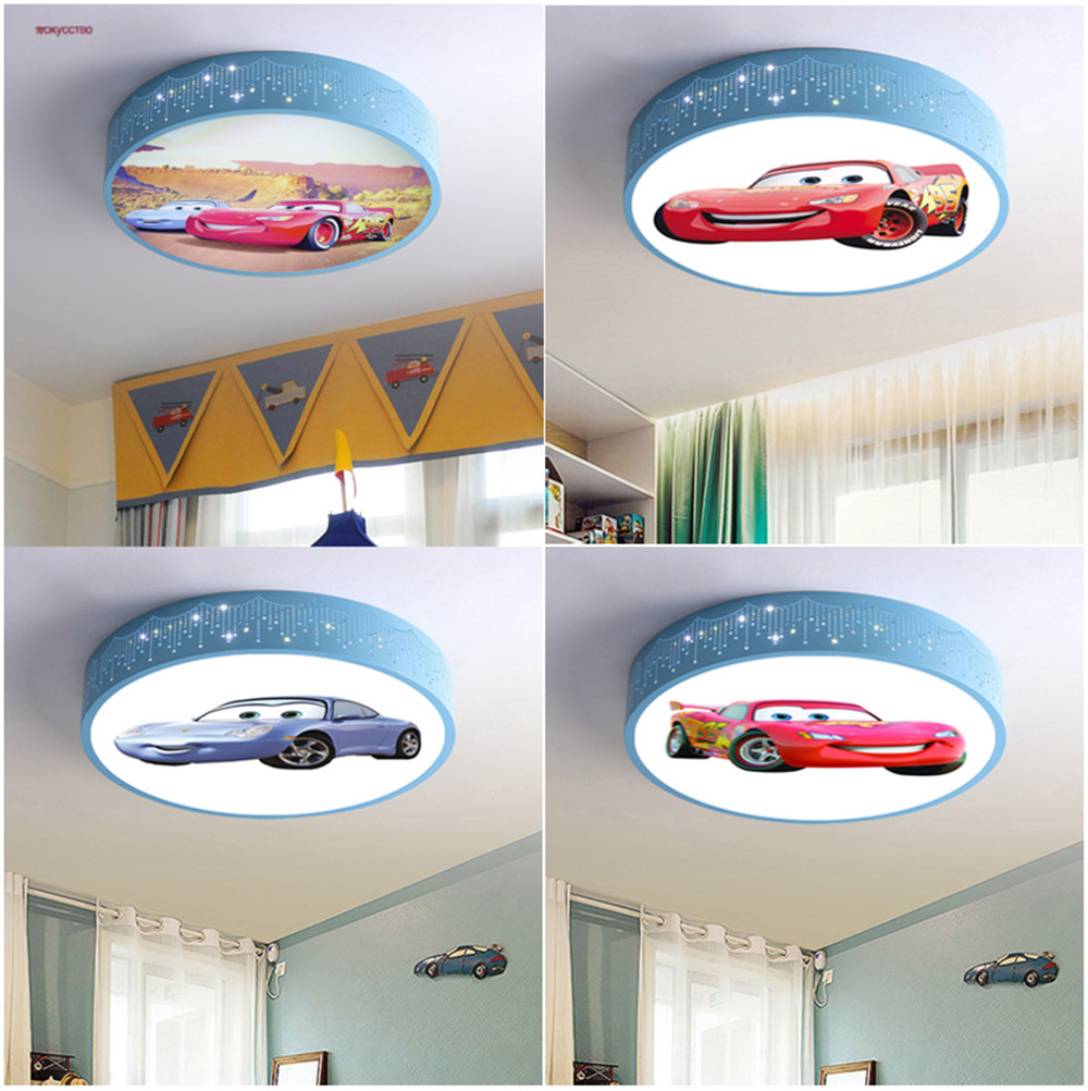 รถการ์ตูนรอบโคมไฟเพดาน LED เปล - Baby Nursery Ceiling Light บทวิจารณ์และราคา