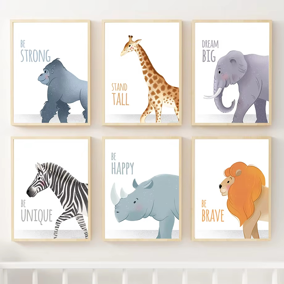 คําคมสร้างแรงบันดาลใจ Nursery  - Baby Nursery Animal Pictures บทวิจารณ์และราคา