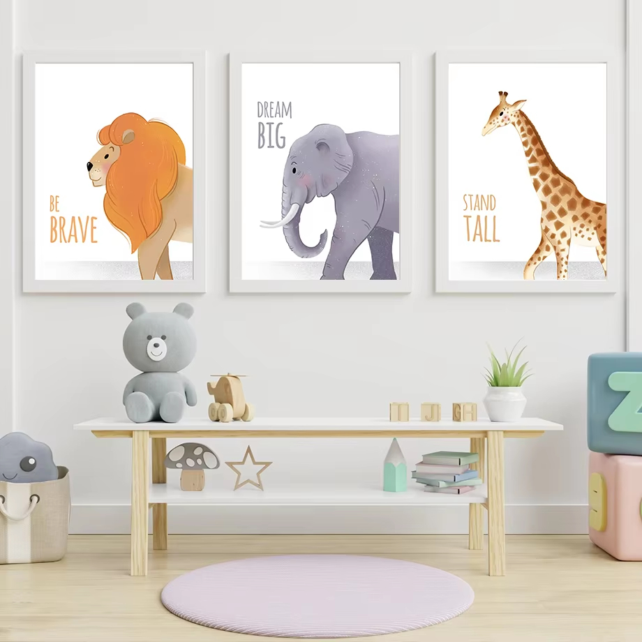 คําคมสร้างแรงบันดาลใจ Nursery  - Baby Nursery Animal Pictures บทวิจารณ์และราคา
