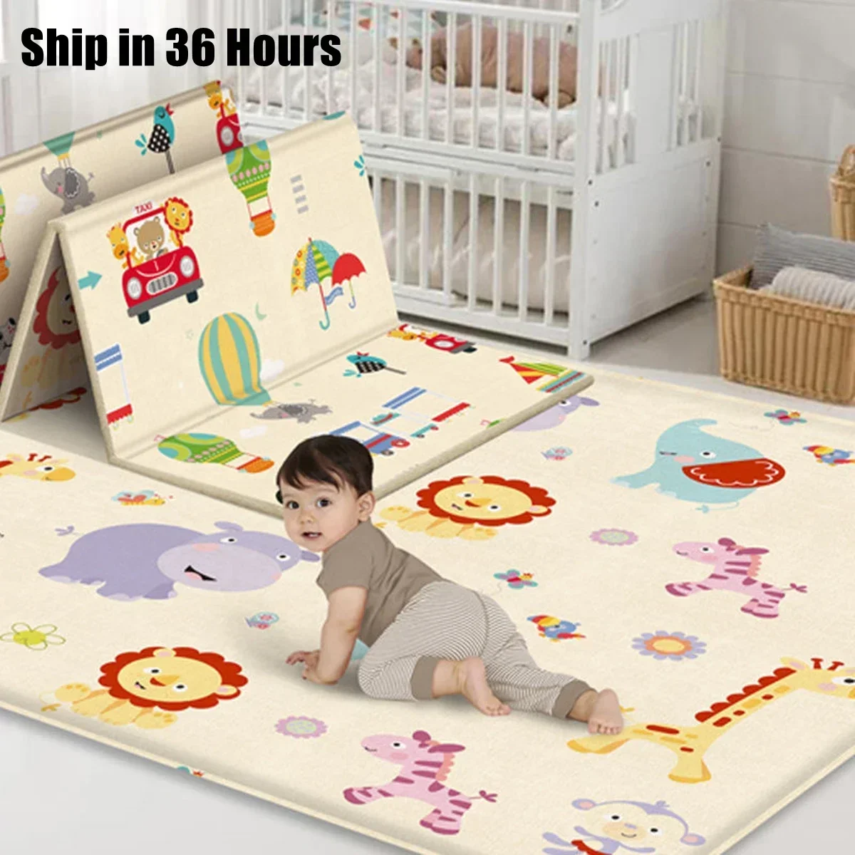 พรมเด็กแบบพับได้ ปลอดสารพิษ แผ - Baby Nursery Games บทวิจารณ์และราคา