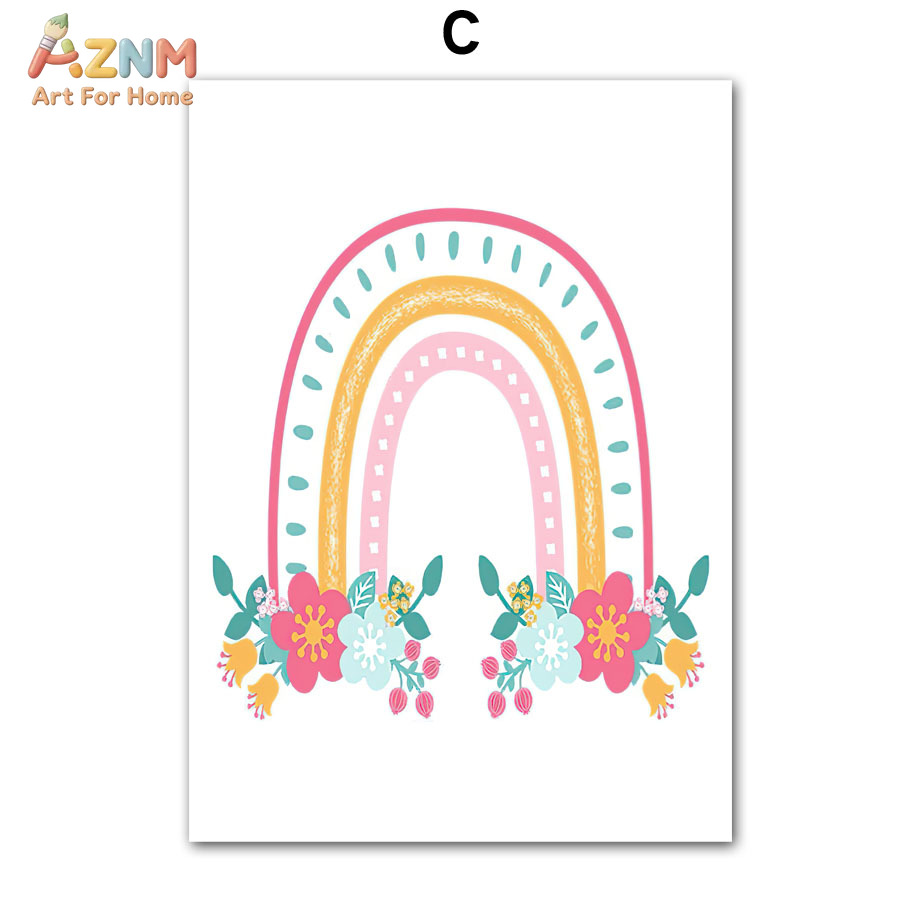 น่ารัก ดวงอาทิตย์ สายรุ้ง เมฆ  - Baby Nursery Mirror บทวิจารณ์และราคา