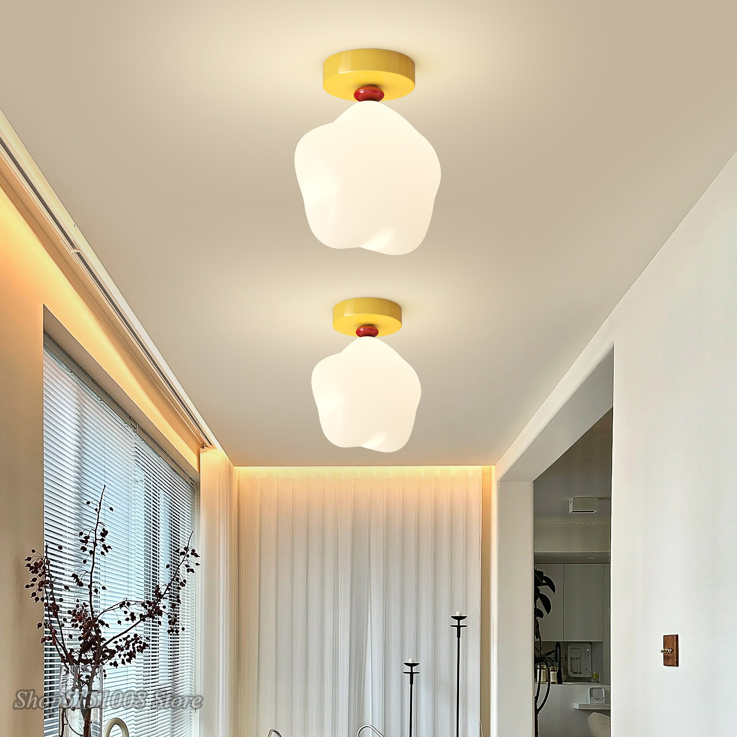 โคมไฟเพดาน LED สำหรับห้องเด็กห - Baby Nursery Yellow Walls บทวิจารณ์และราคา
