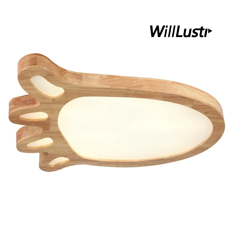 โคมไฟเพดาน LED โมเดิร์นโคมไฟไม - Baby Nursery Ceiling Light บทวิจารณ์และราคา
