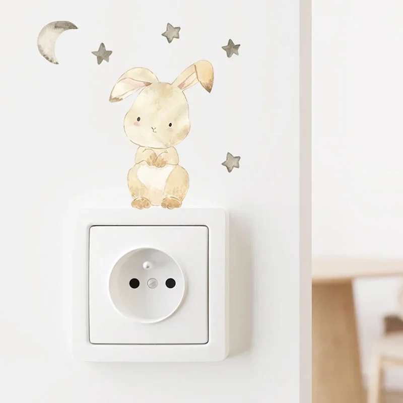 1/2/4/6 ชุดสติ๊กเกอร์ติดผนังรู - Baby Nursery Water บทวิจารณ์และราคา