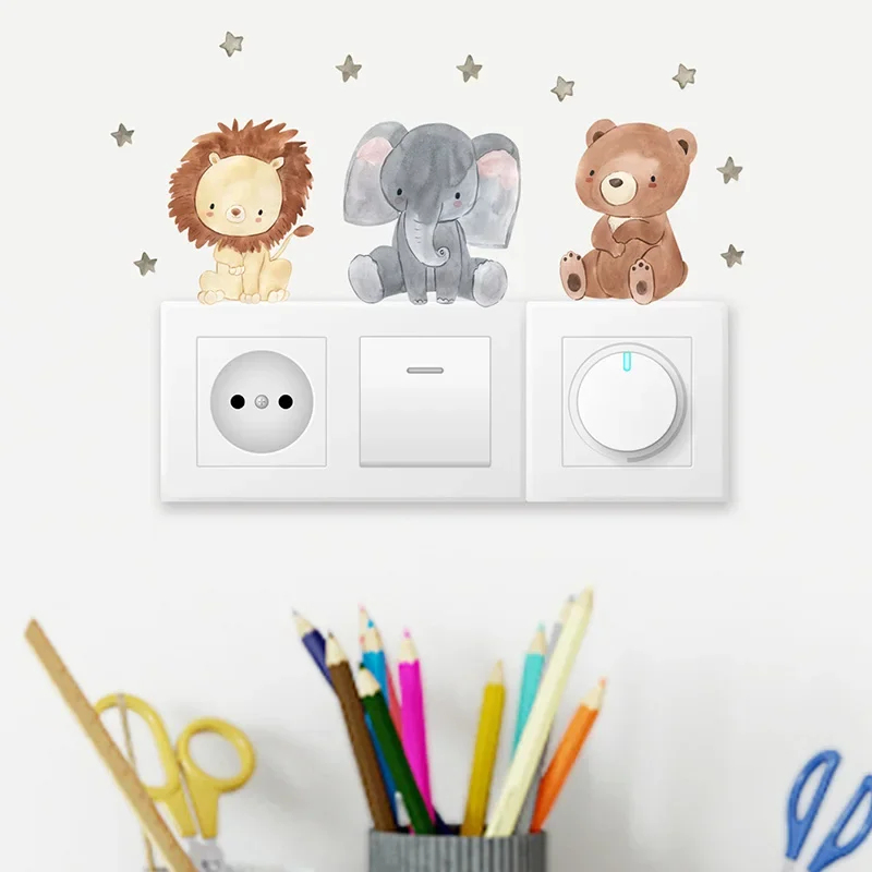 1/2/4/6 ชุดสติ๊กเกอร์ติดผนังรู - Baby Nursery Water บทวิจารณ์และราคา