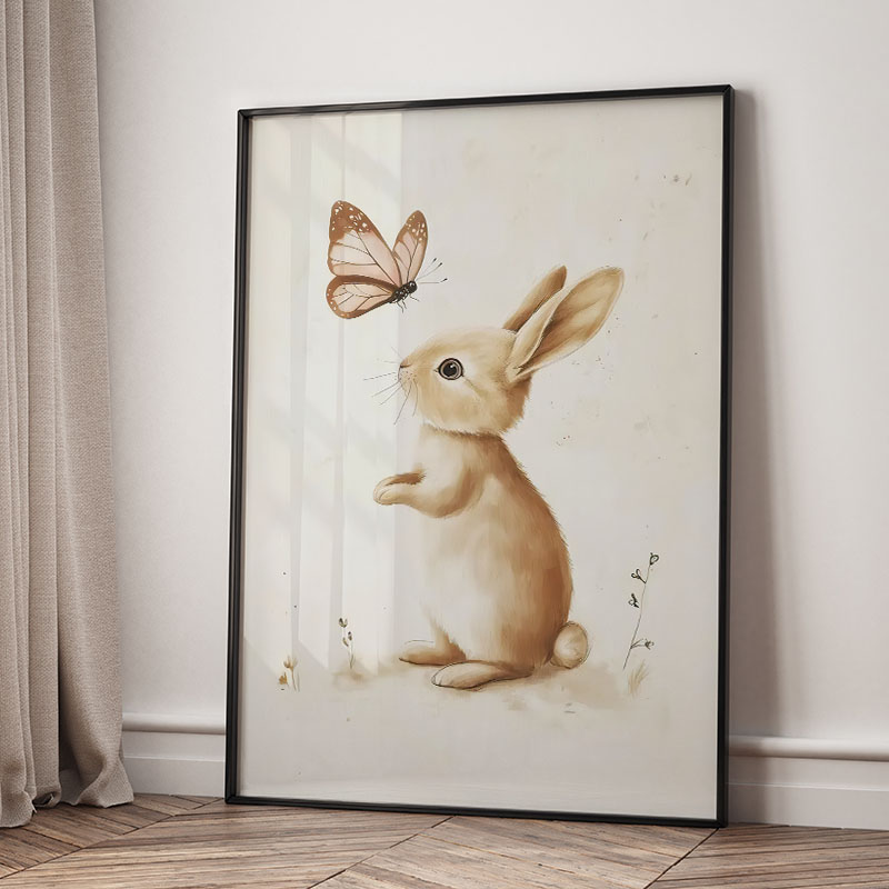 หมี กระต่าย สุนัขจิ้งจอก กวางก - Baby Nursery Animal Pictures บทวิจารณ์และราคา