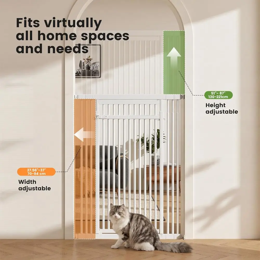 ประตูกั้นแมวแบบปรับได้ รุ่น Ex - Baby Gate Extra Wide บทวิจารณ์และราคา