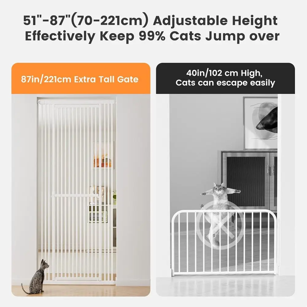 ประตูกั้นแมวแบบปรับได้ รุ่น Ex - Baby Gate Extra Wide บทวิจารณ์และราคา